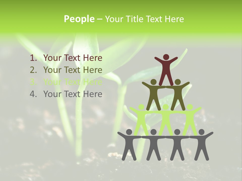 Green Ground Fresh PowerPoint Template