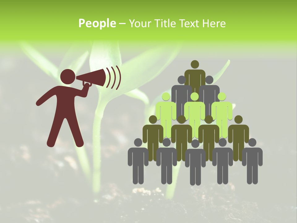 Green Ground Fresh PowerPoint Template