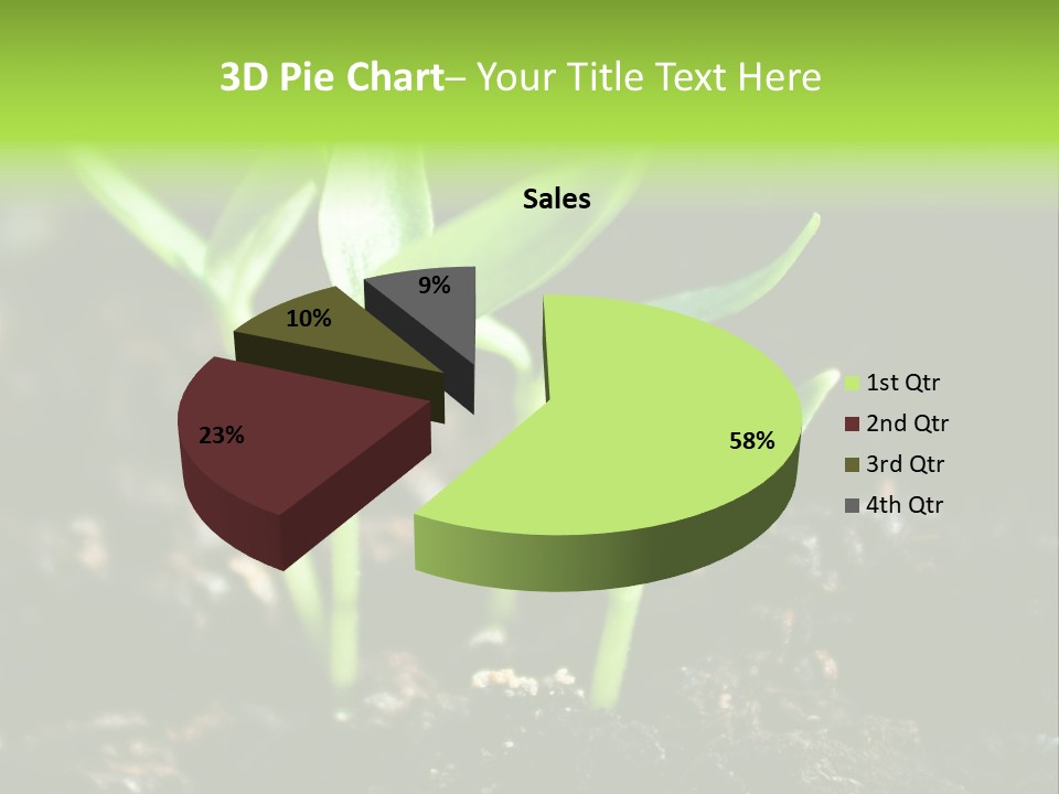 Green Ground Fresh PowerPoint Template