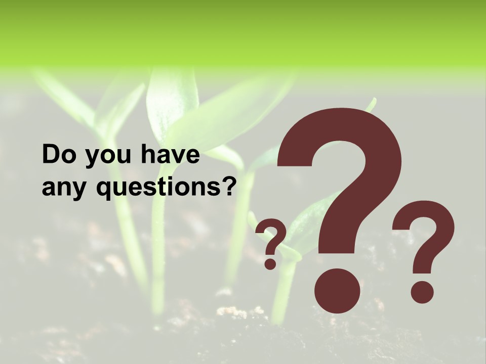 Green Ground Fresh PowerPoint Template