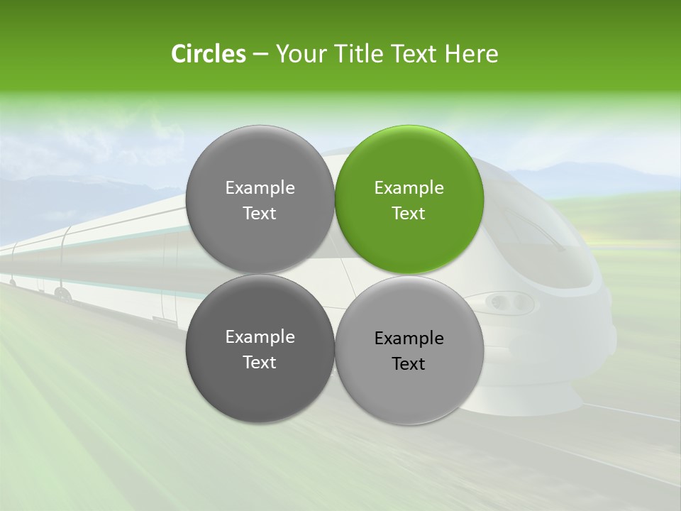 Commute Vehicle Hi Tech PowerPoint Template