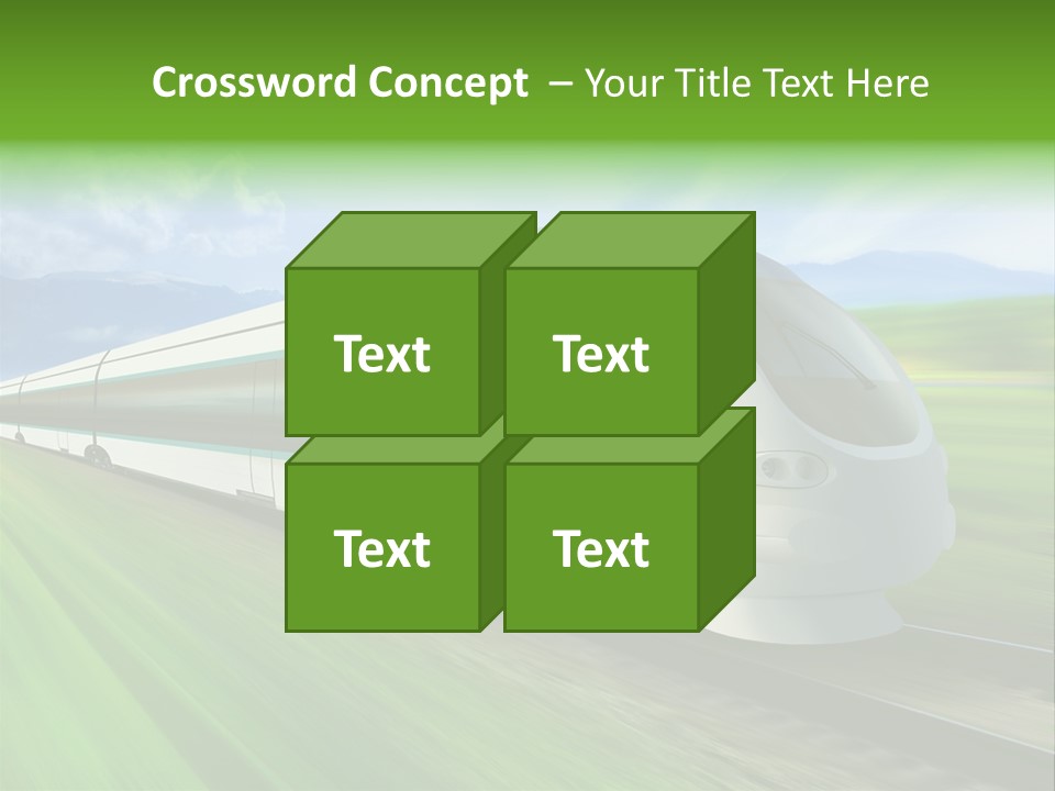 Commute Vehicle Hi Tech PowerPoint Template