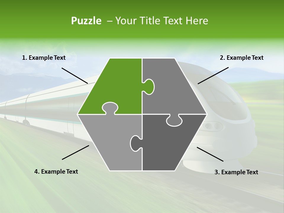 Commute Vehicle Hi Tech PowerPoint Template