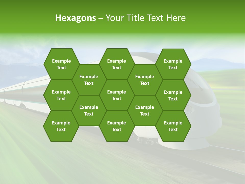 Commute Vehicle Hi Tech PowerPoint Template