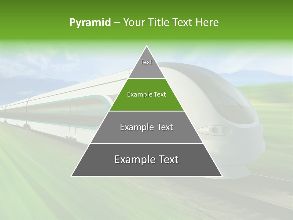 Commute Vehicle Hi Tech PowerPoint Template