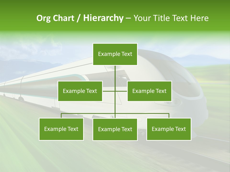 Commute Vehicle Hi Tech PowerPoint Template