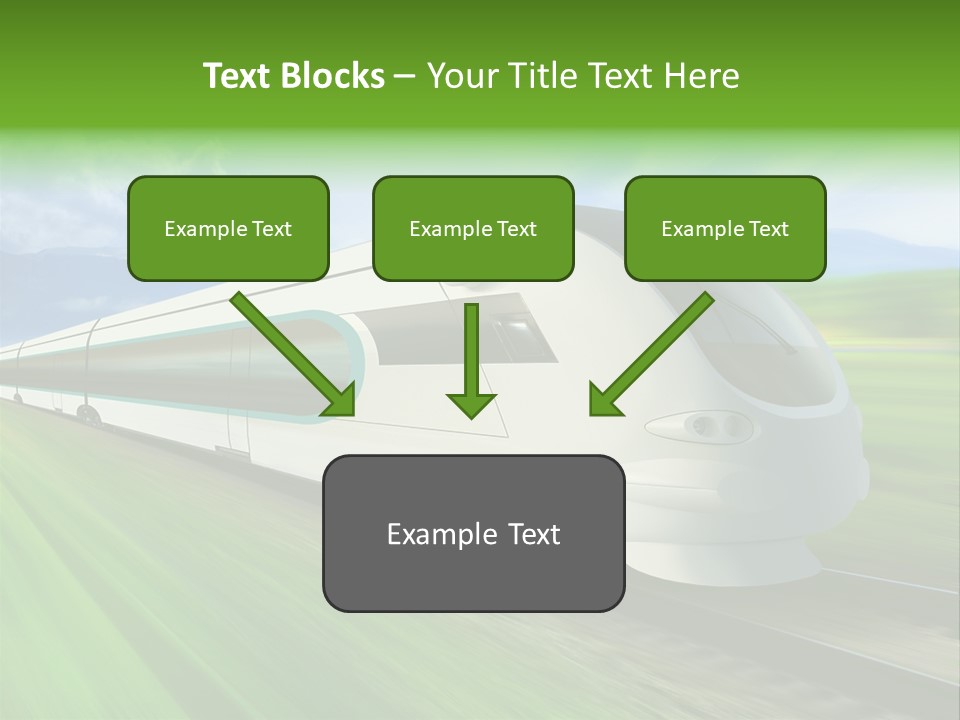 Commute Vehicle Hi Tech PowerPoint Template