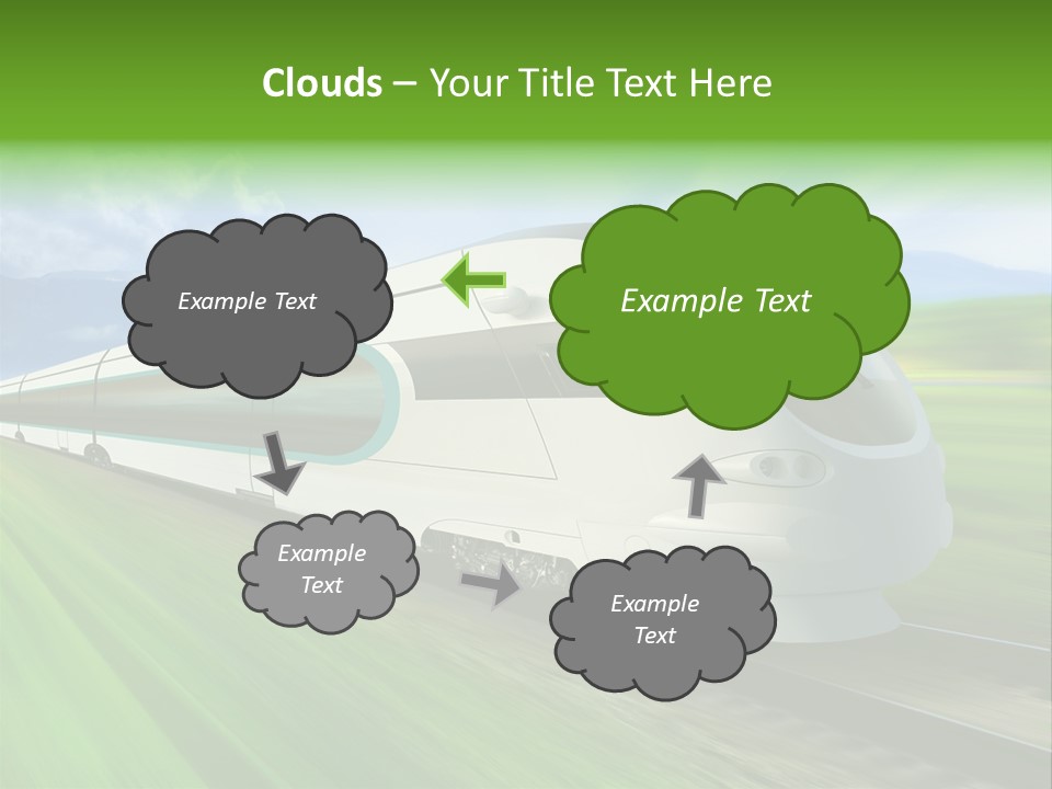 Commute Vehicle Hi Tech PowerPoint Template