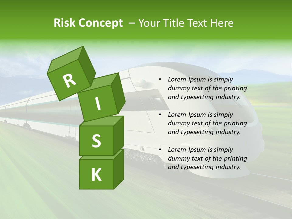 Commute Vehicle Hi Tech PowerPoint Template