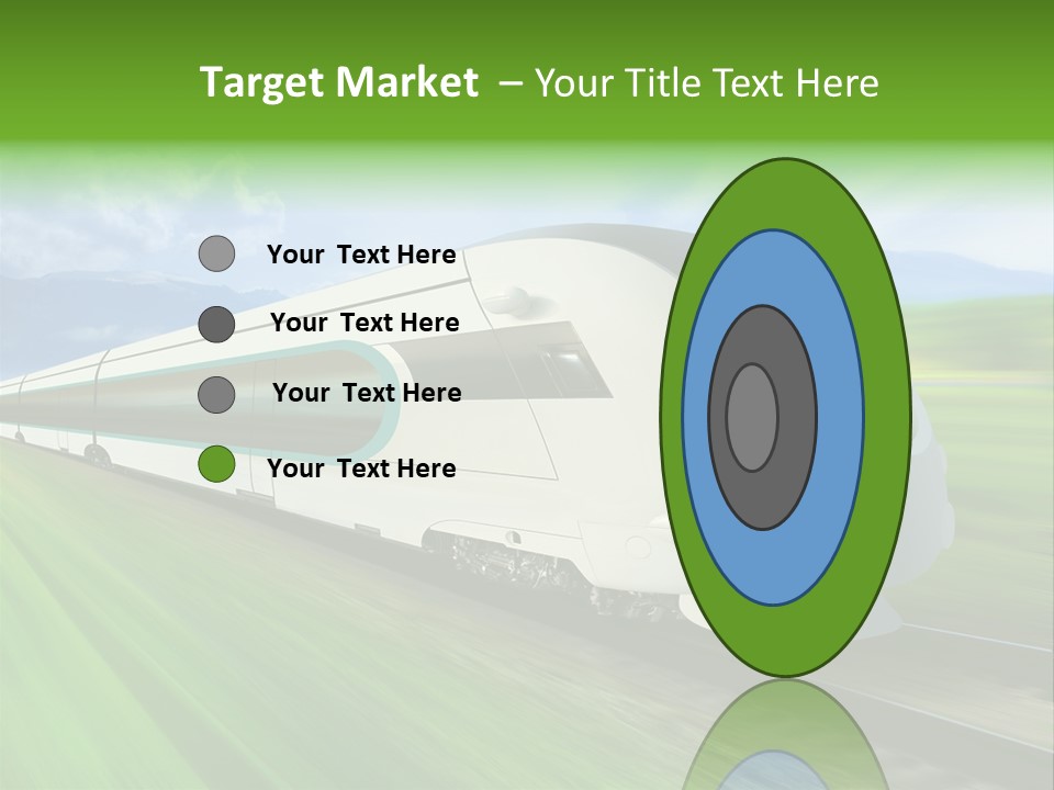 Commute Vehicle Hi Tech PowerPoint Template