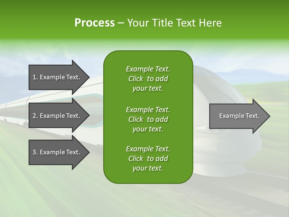 Commute Vehicle Hi Tech PowerPoint Template