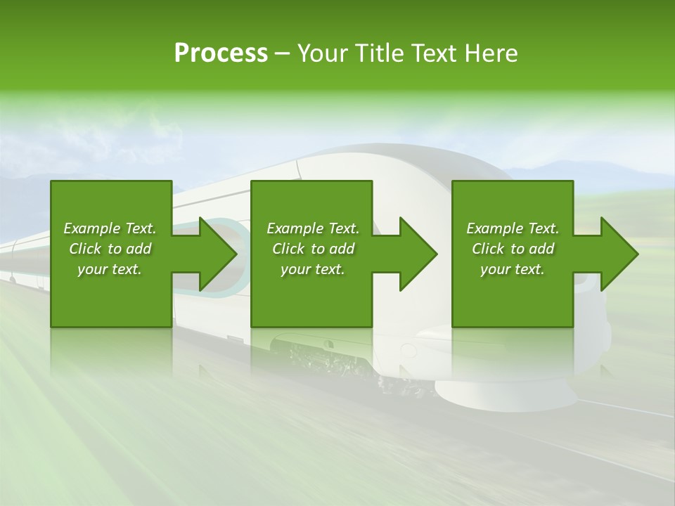 Commute Vehicle Hi Tech PowerPoint Template
