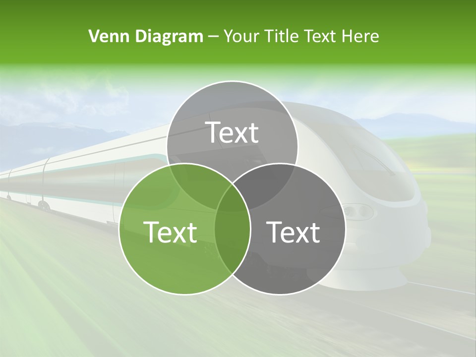 Commute Vehicle Hi Tech PowerPoint Template