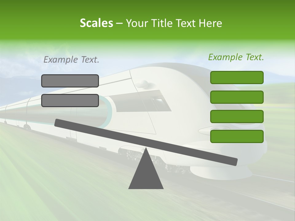 Commute Vehicle Hi Tech PowerPoint Template
