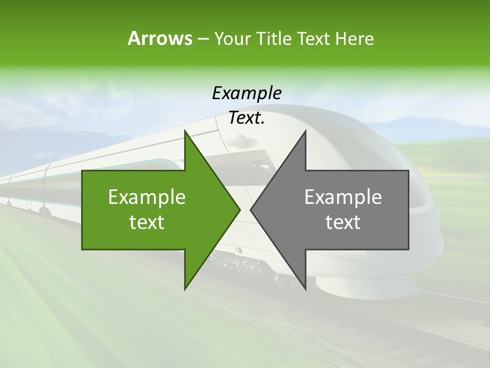 Commute Vehicle Hi Tech PowerPoint Template