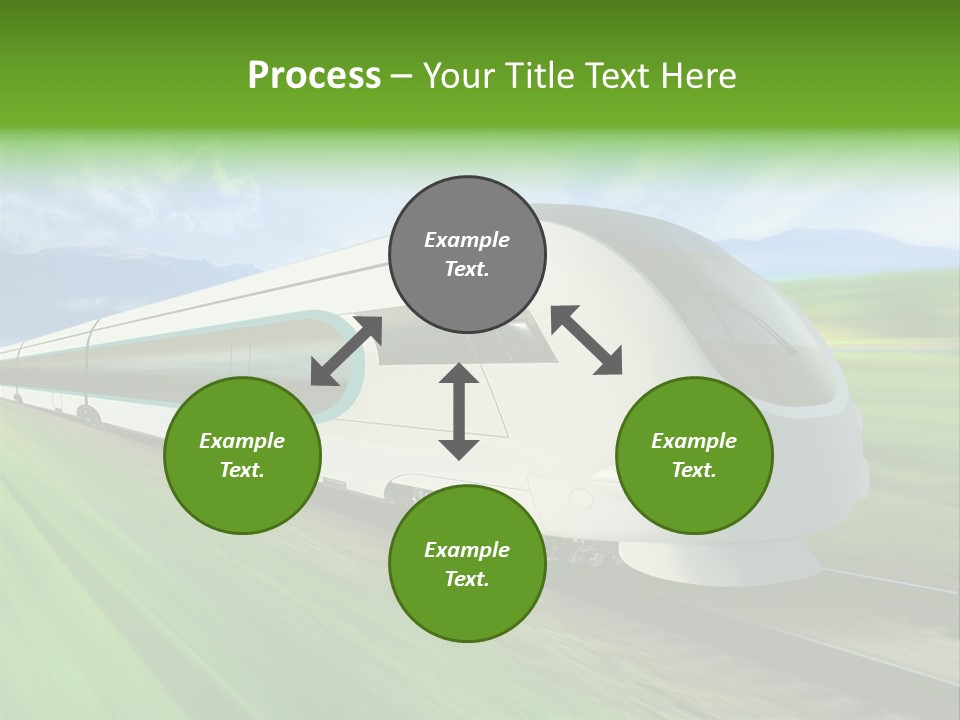 Commute Vehicle Hi Tech PowerPoint Template