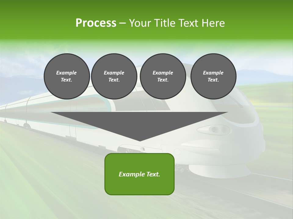 Commute Vehicle Hi Tech PowerPoint Template