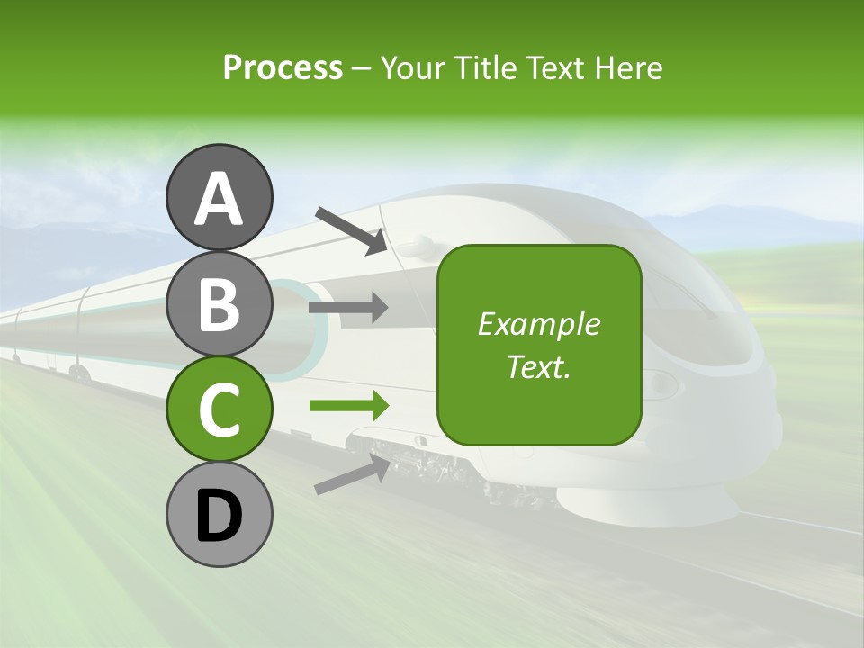 Commute Vehicle Hi Tech PowerPoint Template