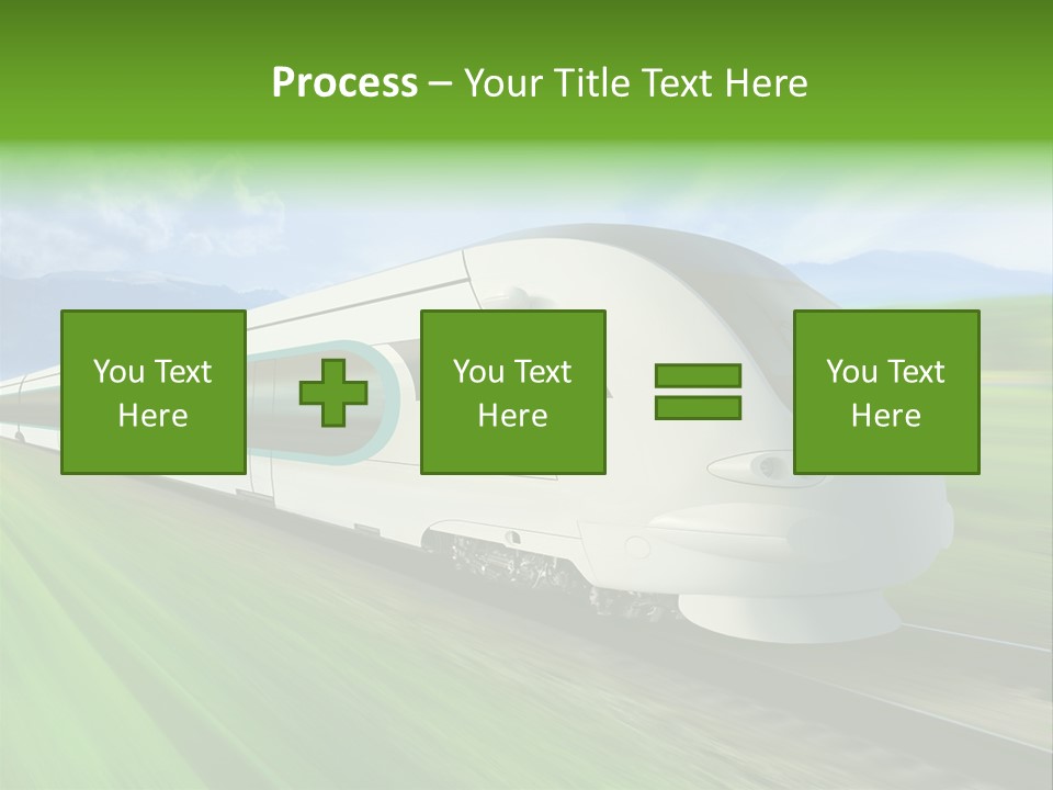 Commute Vehicle Hi Tech PowerPoint Template