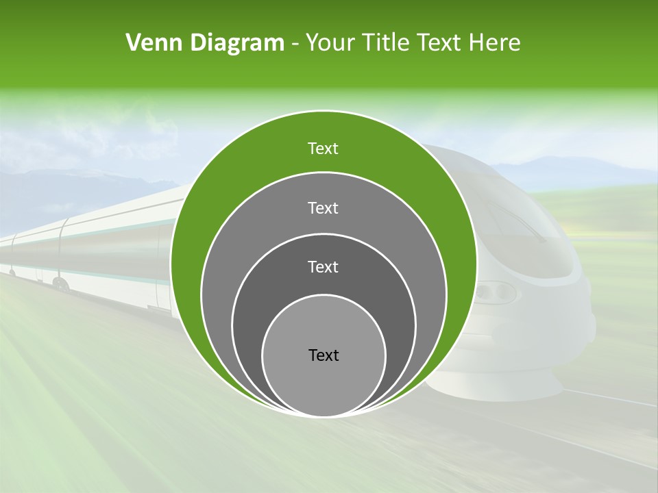 Commute Vehicle Hi Tech PowerPoint Template