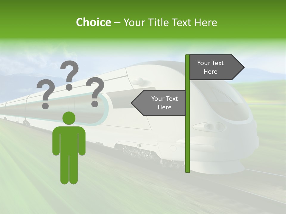 Commute Vehicle Hi Tech PowerPoint Template