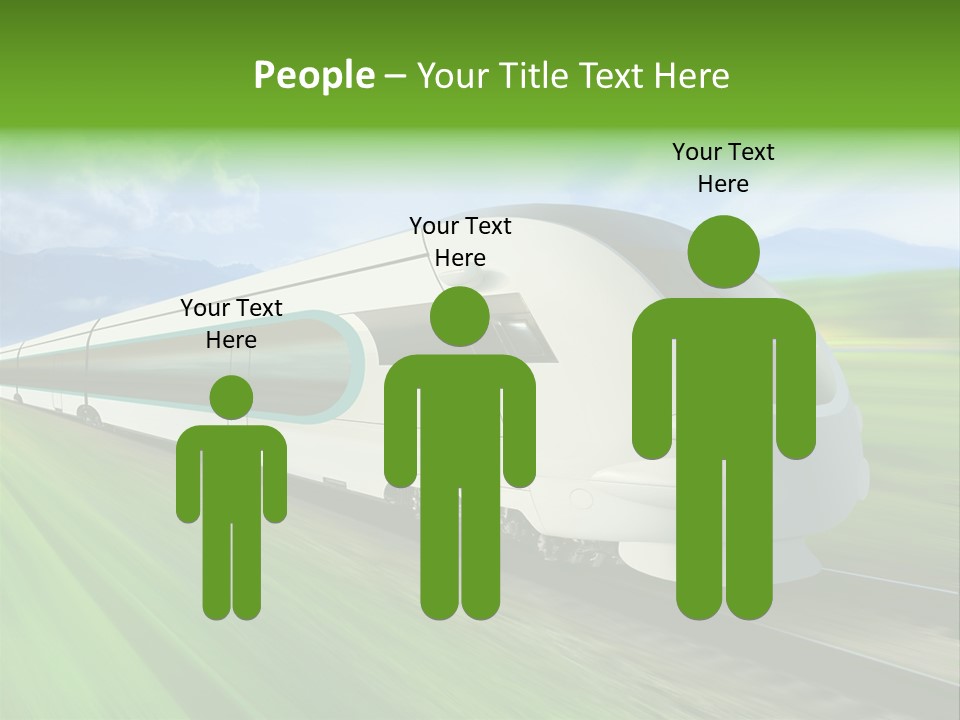 Commute Vehicle Hi Tech PowerPoint Template