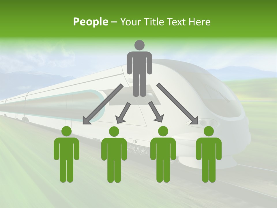 Commute Vehicle Hi Tech PowerPoint Template