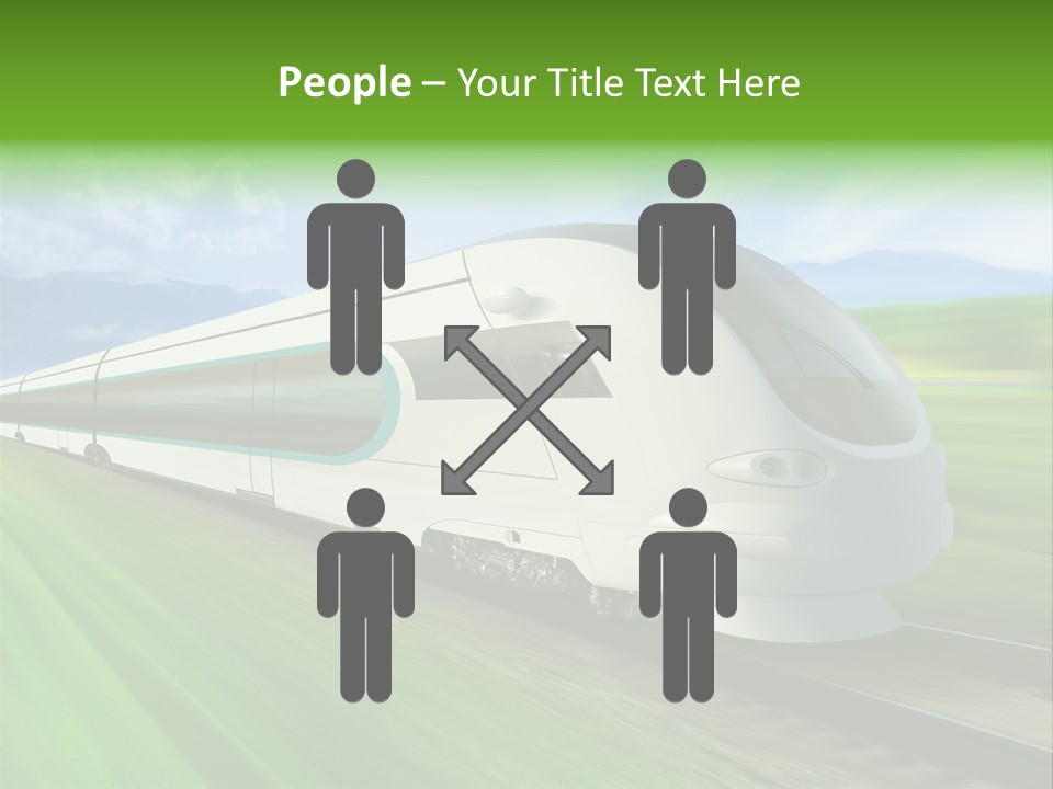 Commute Vehicle Hi Tech PowerPoint Template