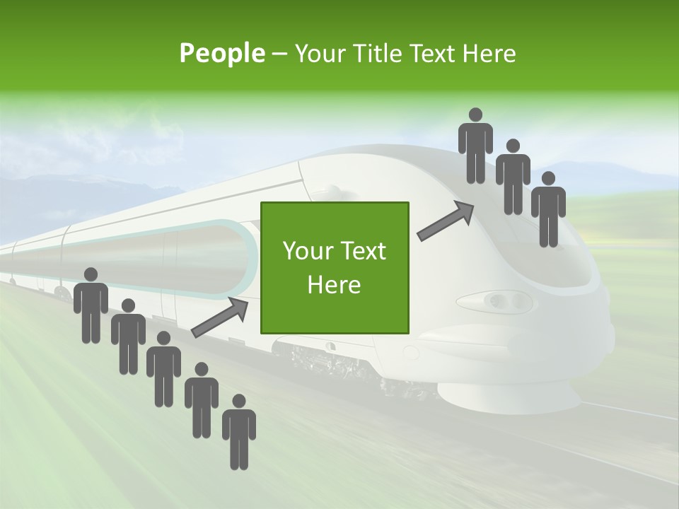 Commute Vehicle Hi Tech PowerPoint Template