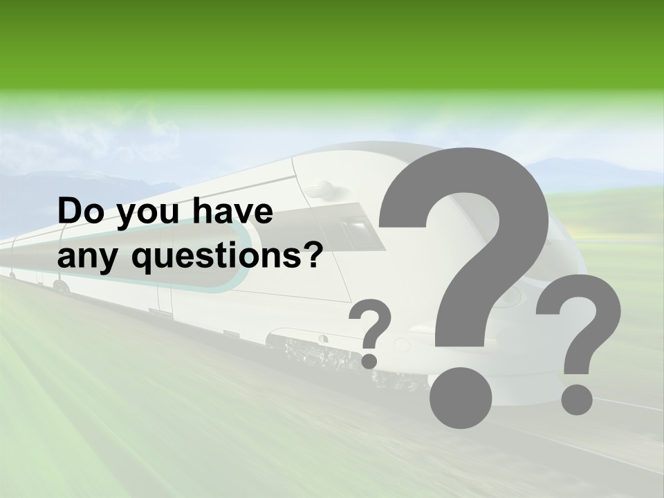 Commute Vehicle Hi Tech PowerPoint Template