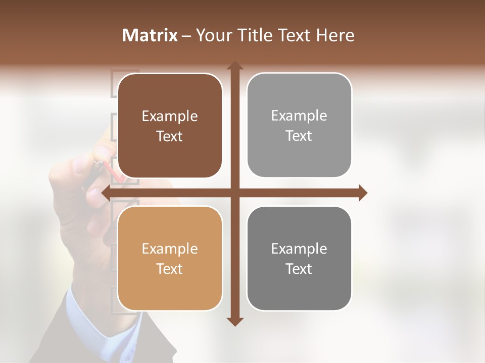 Exam Option Vote PowerPoint Template