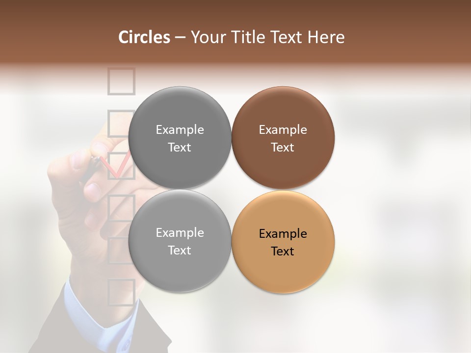 Exam Option Vote PowerPoint Template