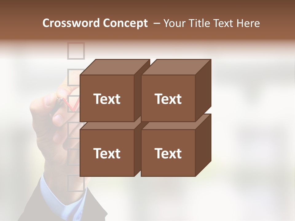 Exam Option Vote PowerPoint Template