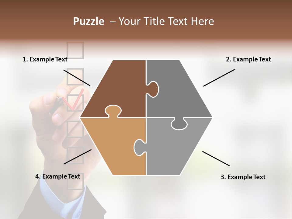 Exam Option Vote PowerPoint Template