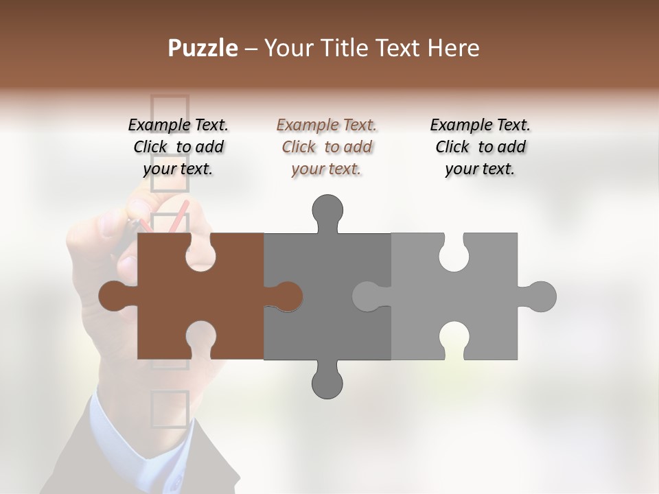 Exam Option Vote PowerPoint Template