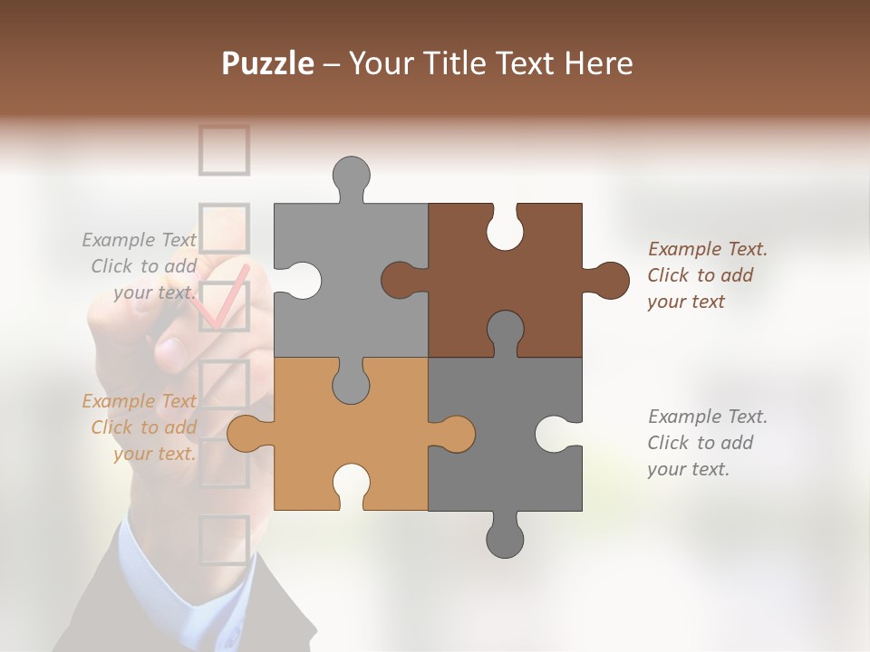 Exam Option Vote PowerPoint Template