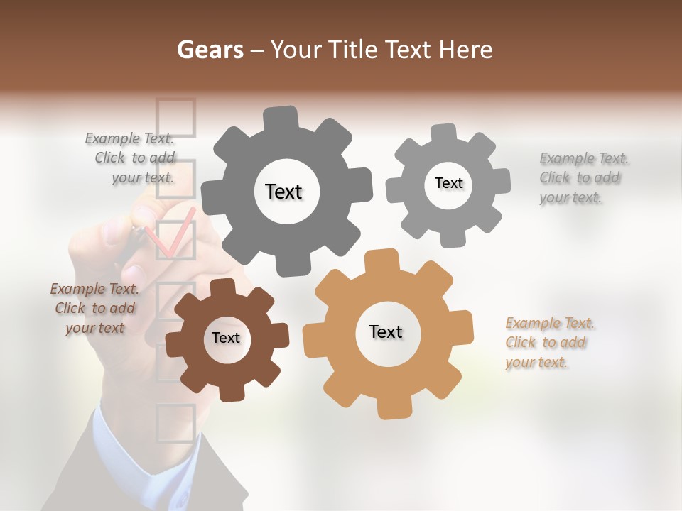 Exam Option Vote PowerPoint Template