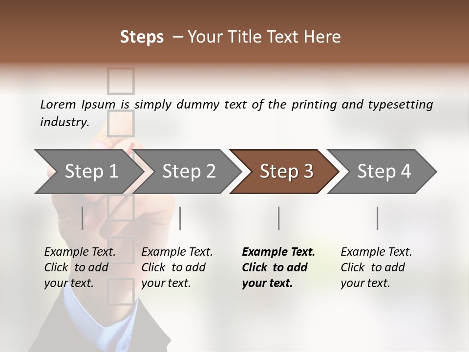 Exam Option Vote PowerPoint Template