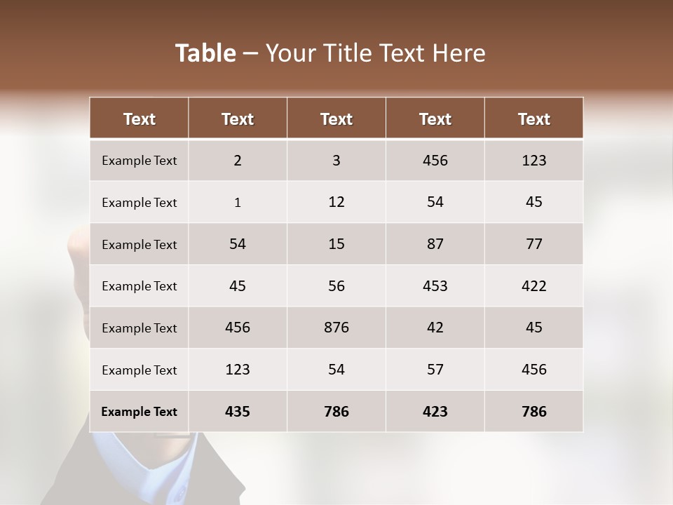 Exam Option Vote PowerPoint Template
