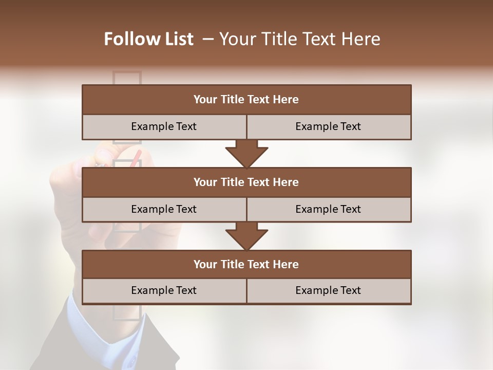 Exam Option Vote PowerPoint Template