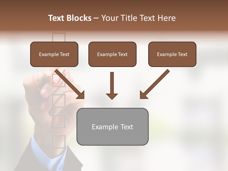 Exam Option Vote PowerPoint Template