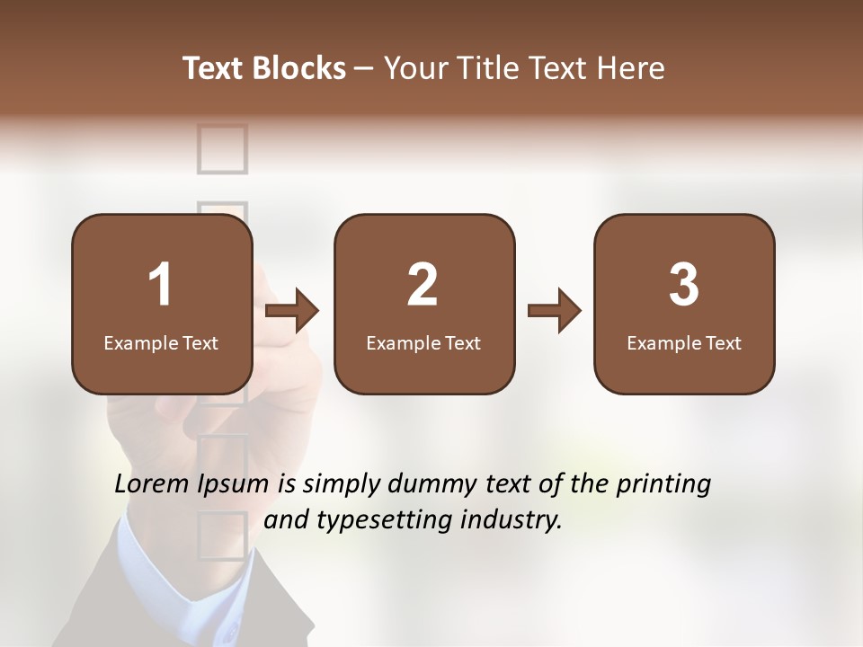 Exam Option Vote PowerPoint Template