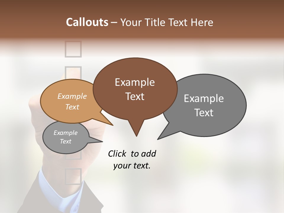 Exam Option Vote PowerPoint Template