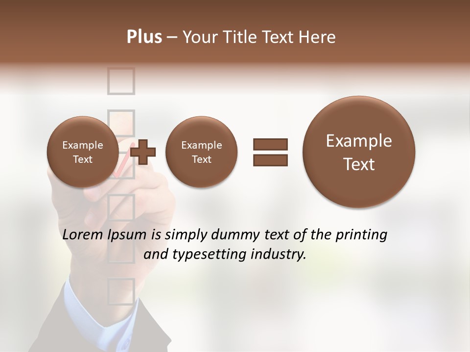 Exam Option Vote PowerPoint Template