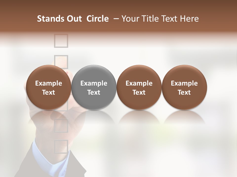 Exam Option Vote PowerPoint Template
