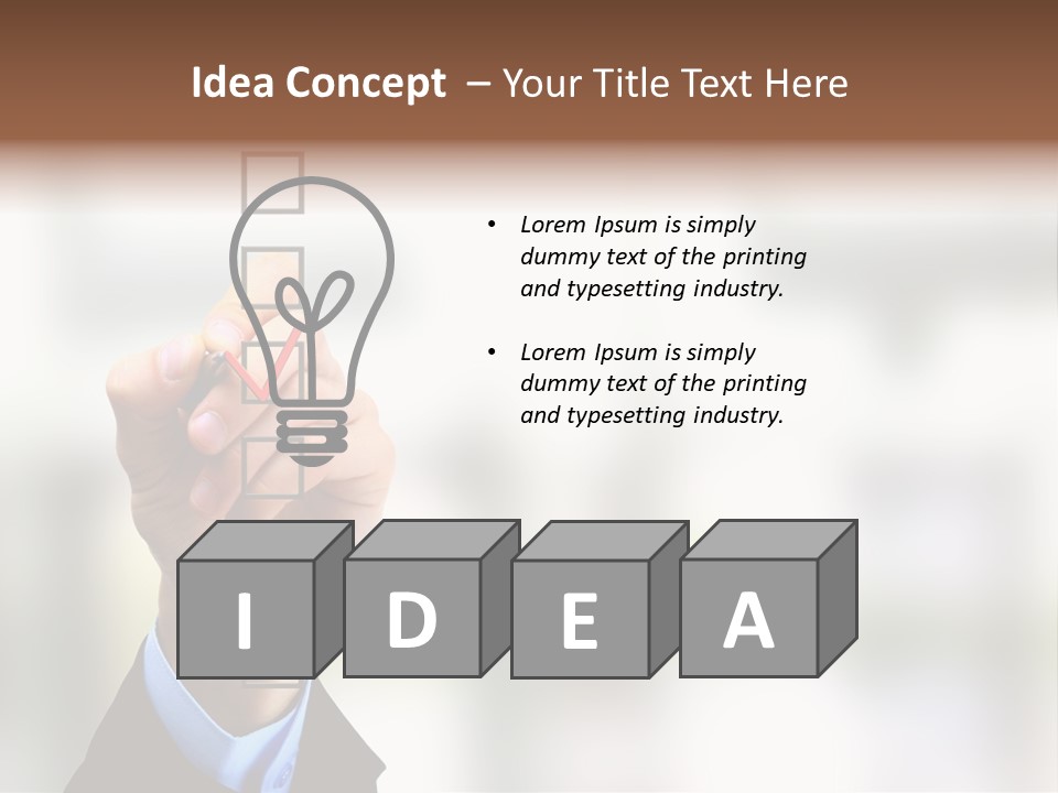 Exam Option Vote PowerPoint Template