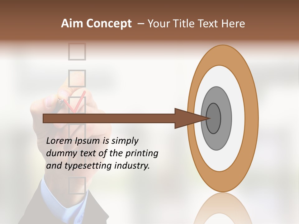 Exam Option Vote PowerPoint Template