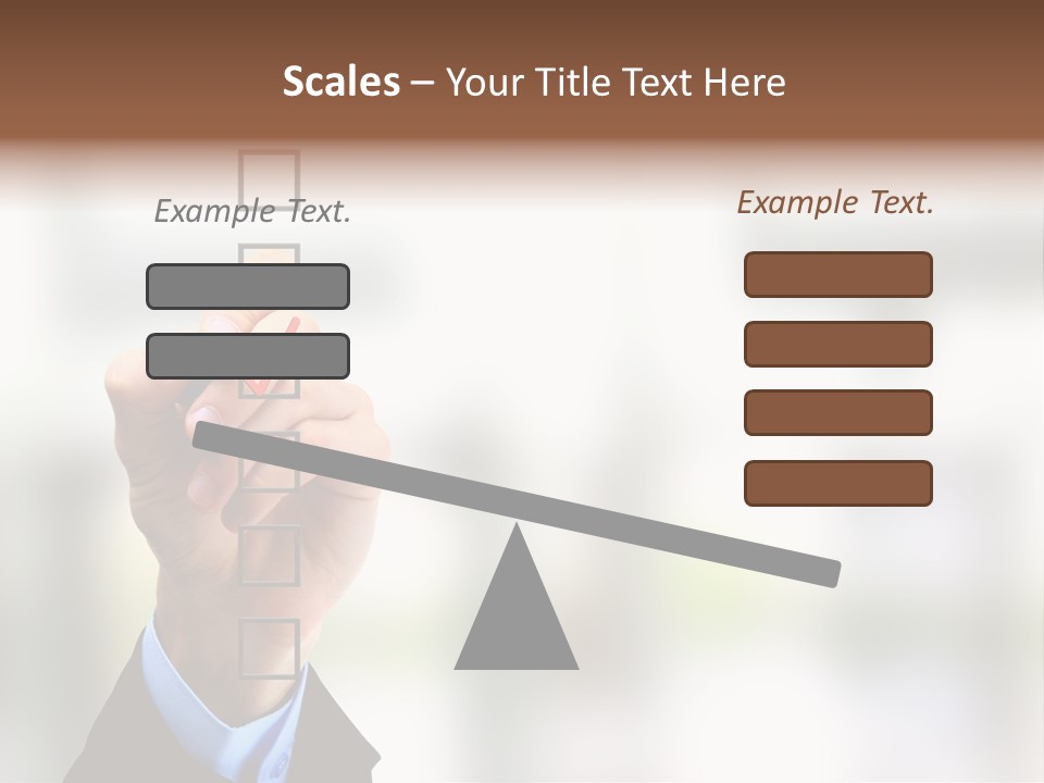 Exam Option Vote PowerPoint Template