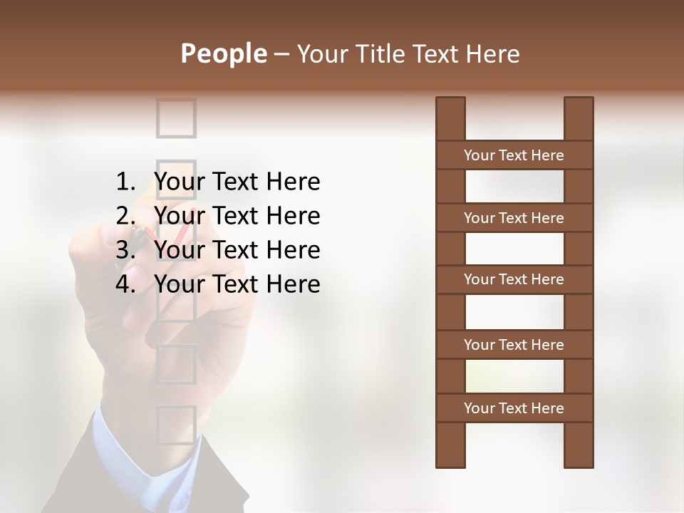 Exam Option Vote PowerPoint Template