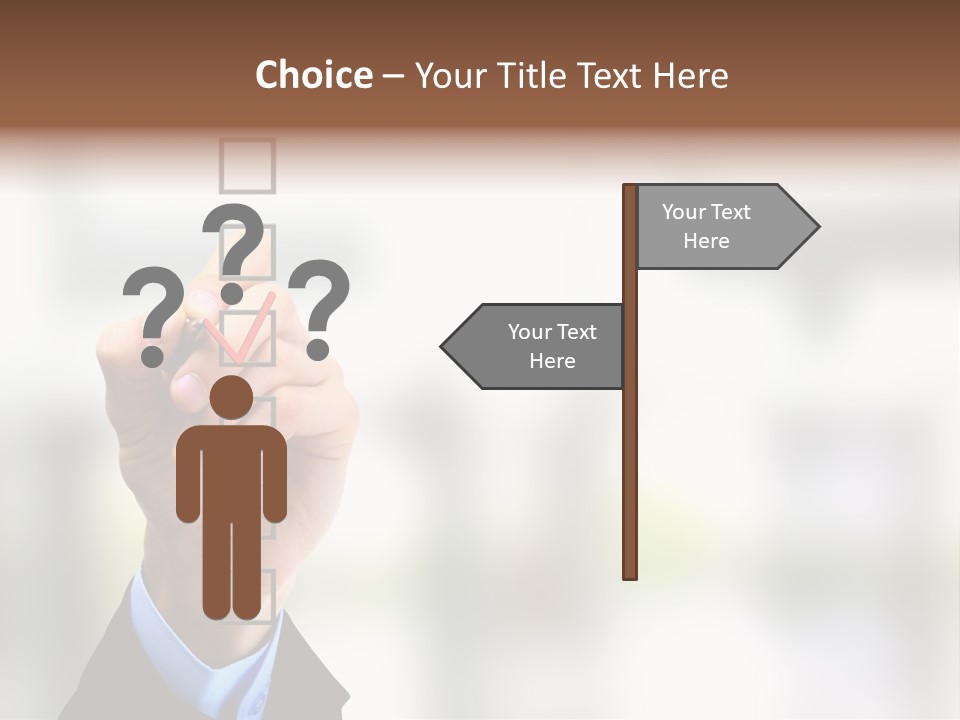 Exam Option Vote PowerPoint Template